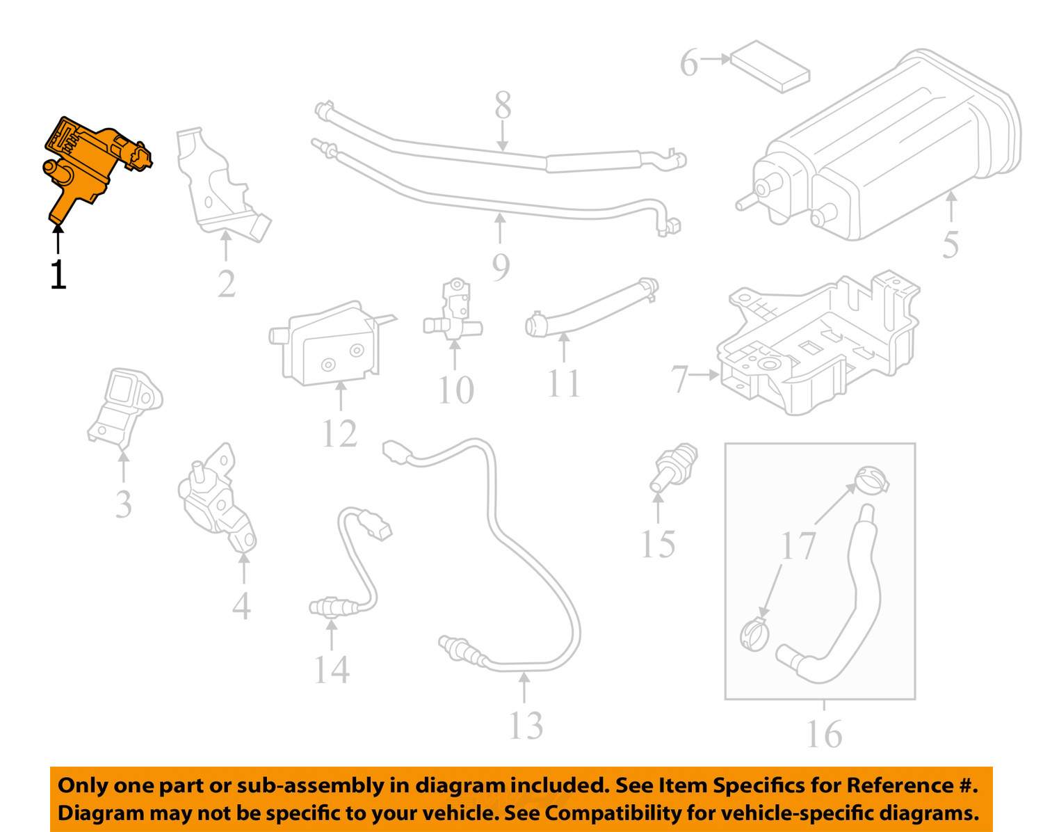 KIA OEM 1416 ForteVapor Canister Purge Valve 289102E000 eBay