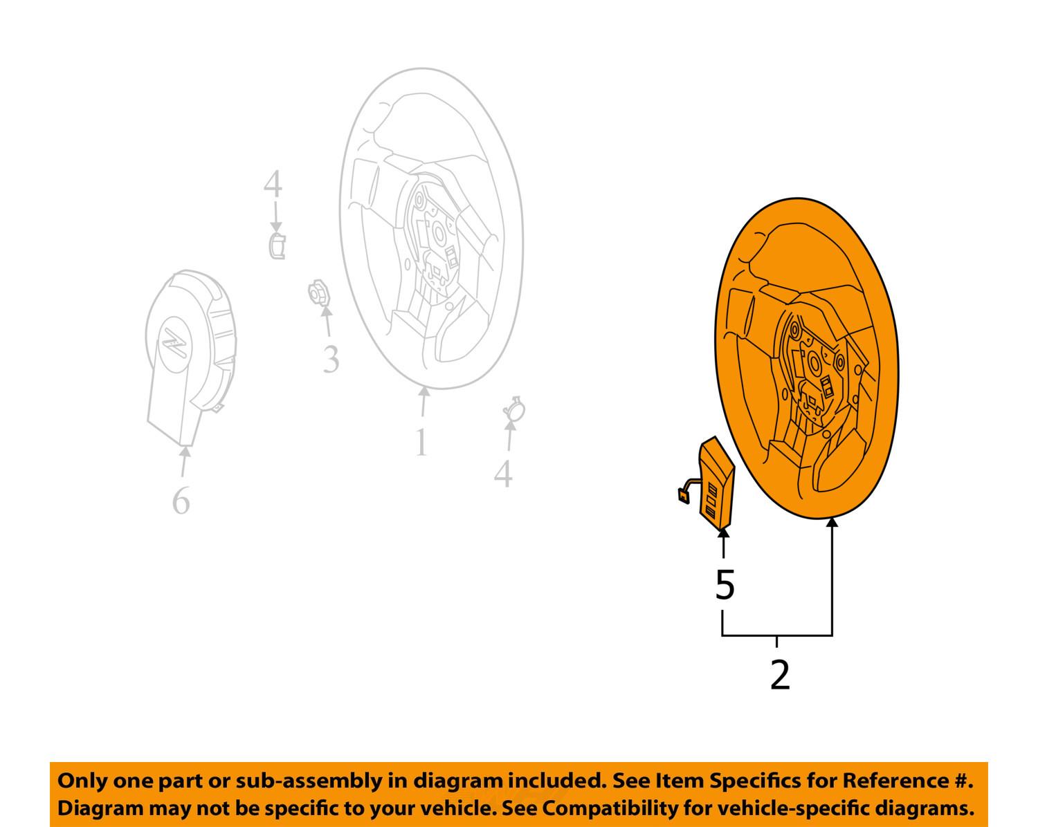 Nissan 350z steering wheel parts #9