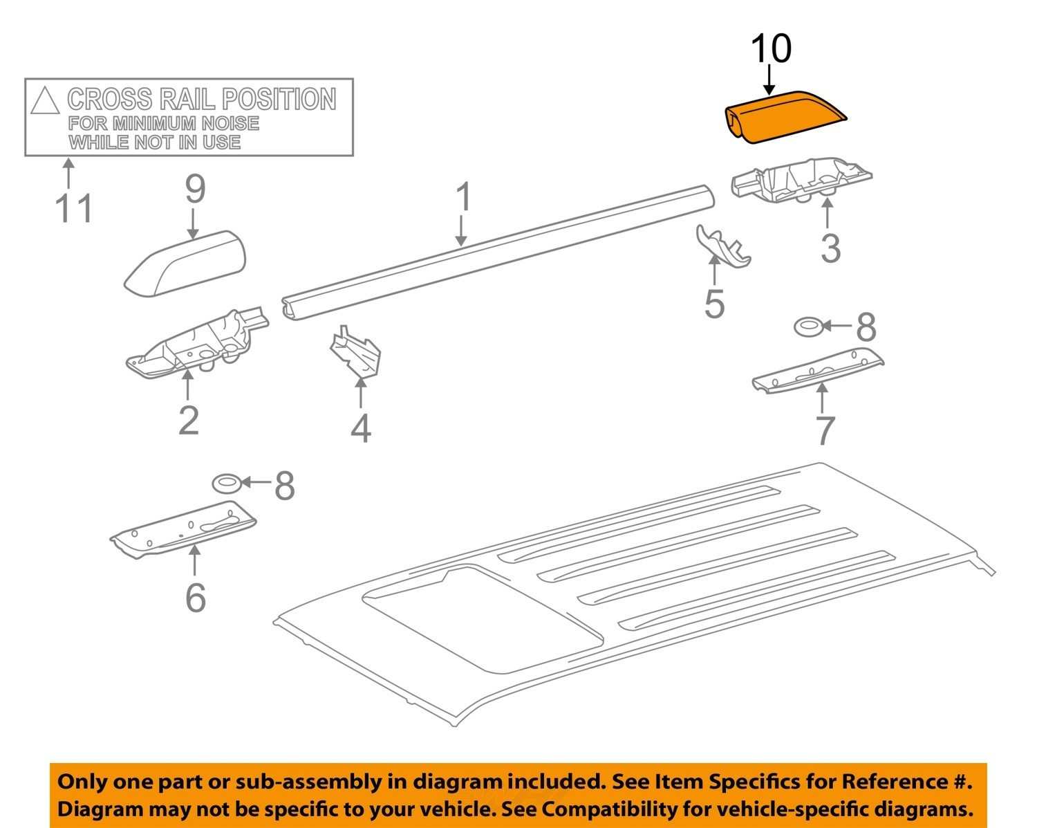 toyota 4runner luggage carrier rear cover #5