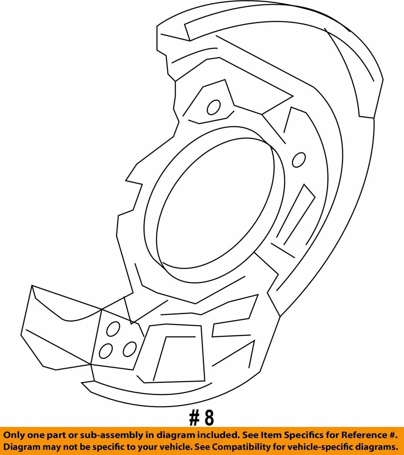 toyota brake parts shield #1