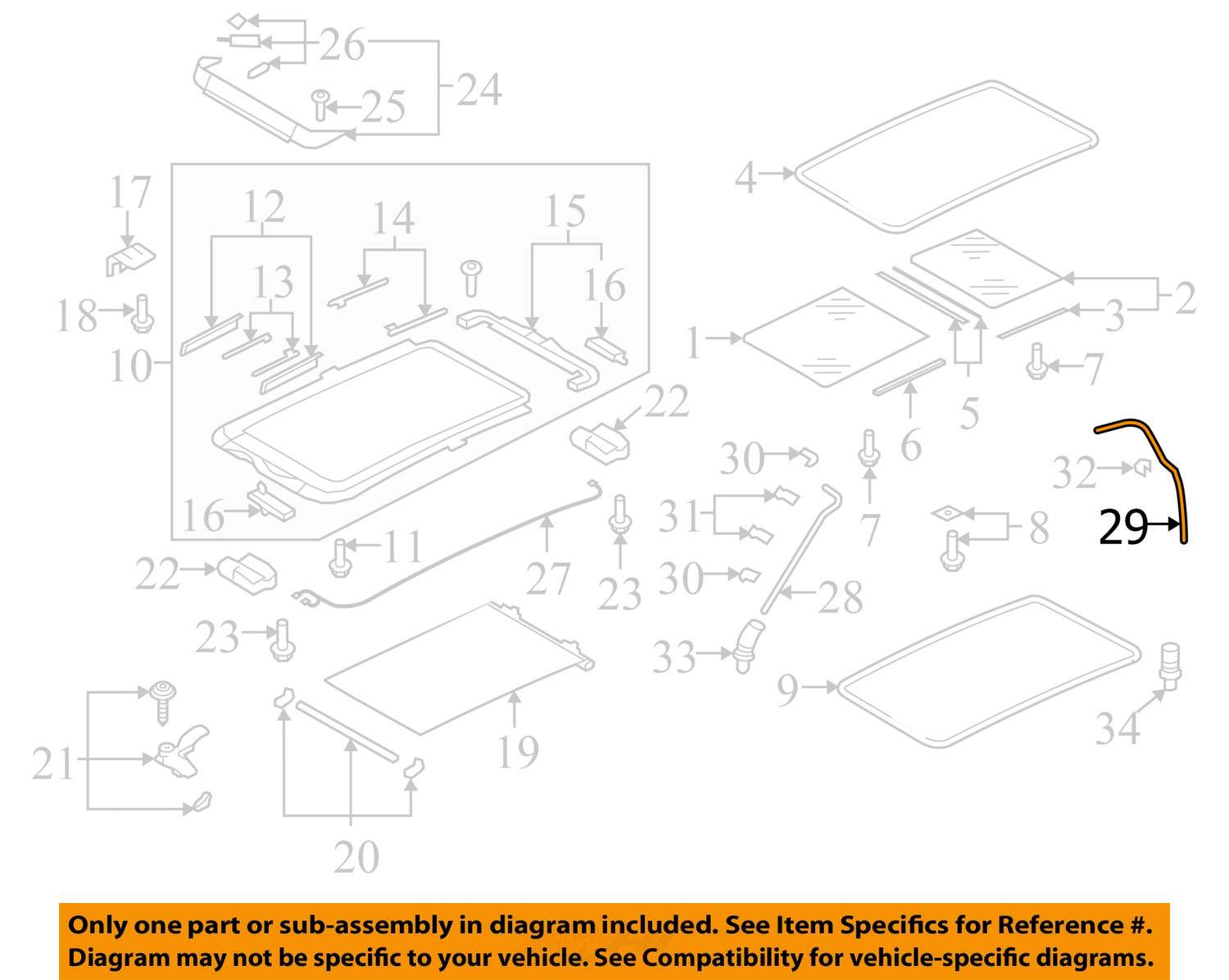 VW VOLKSWAGEN OEM 0914 Tiguan SunroofDrain Hose Right 5N0877233 eBay