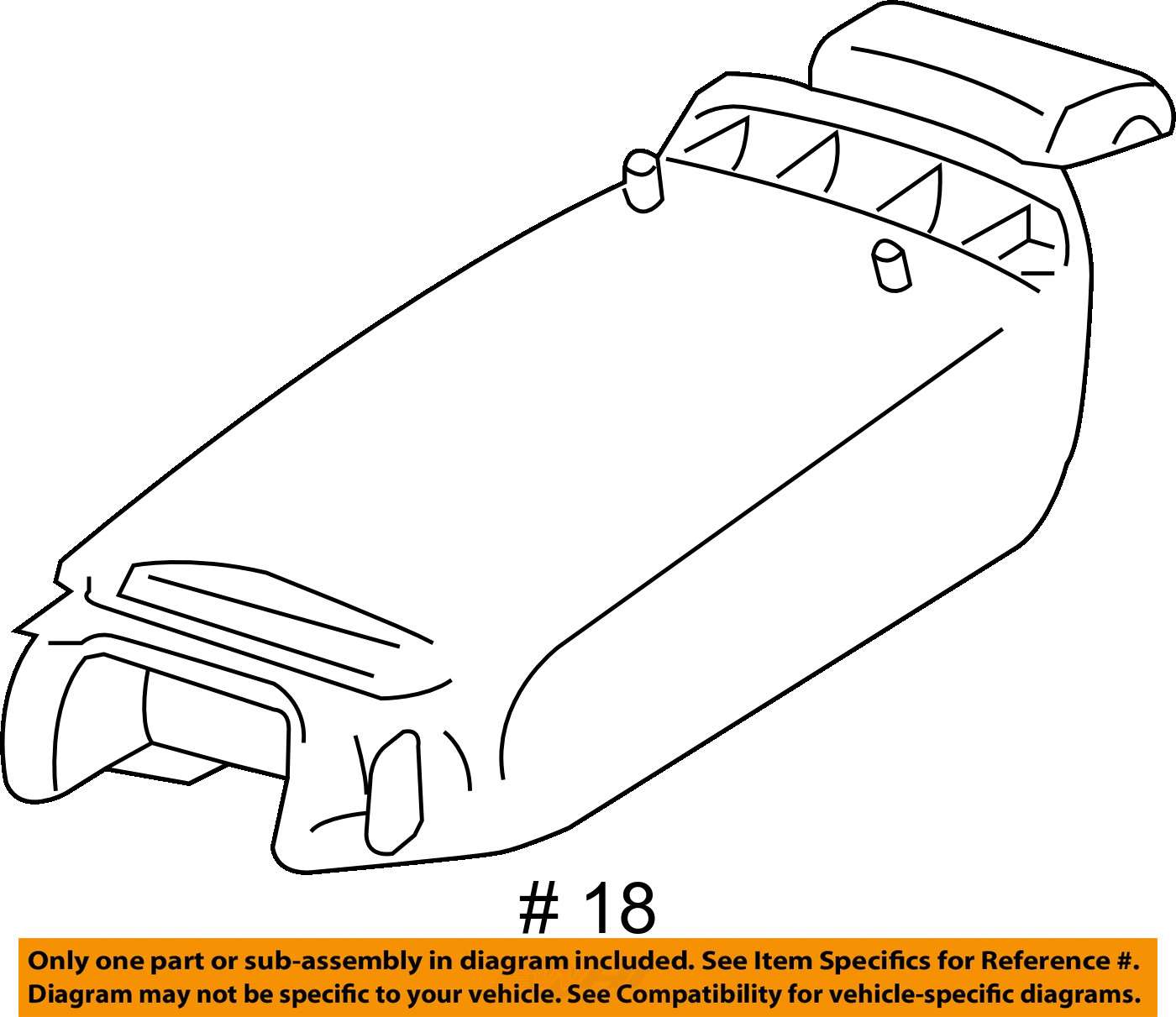 BRAND NEW OEM INNER CENTER CONSOLE LID 20032013 VOLVO XC90 30766148