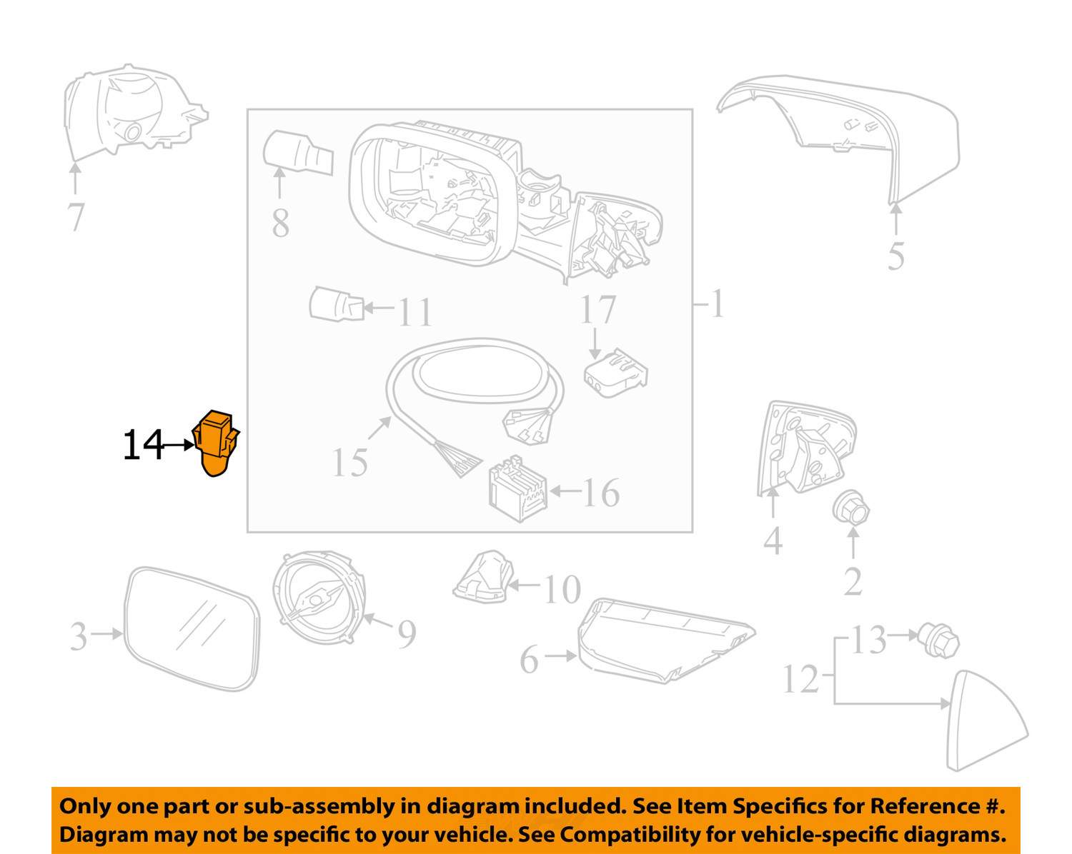 VOLVO OEM 08-13 C30-Outside Air Ambient Temperature Sensor 30674546 Car ...