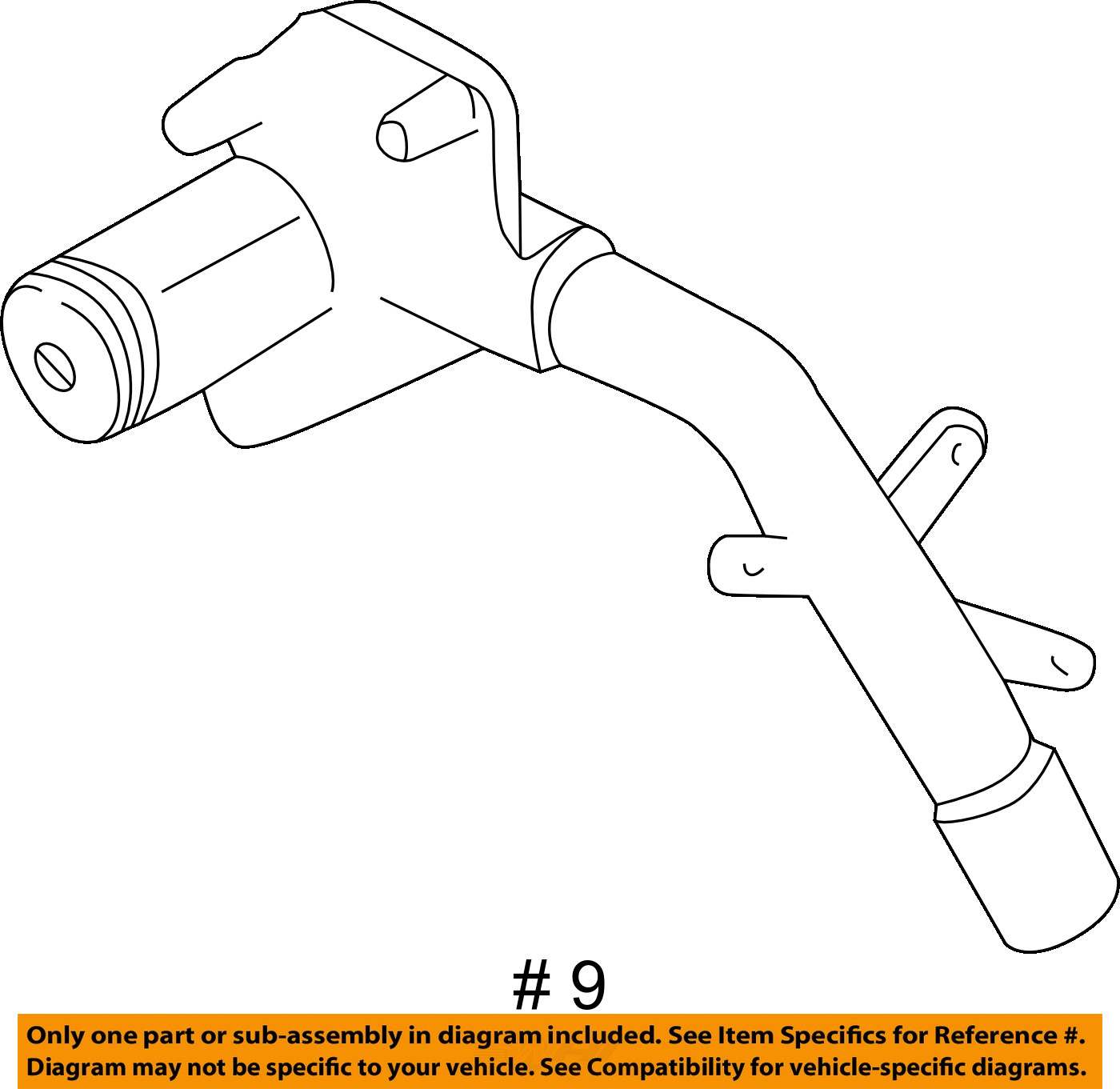 NEW OEM RADIATOR HOSE EXTENSION WATER PUMP INLET PIPE 19992003 FORD