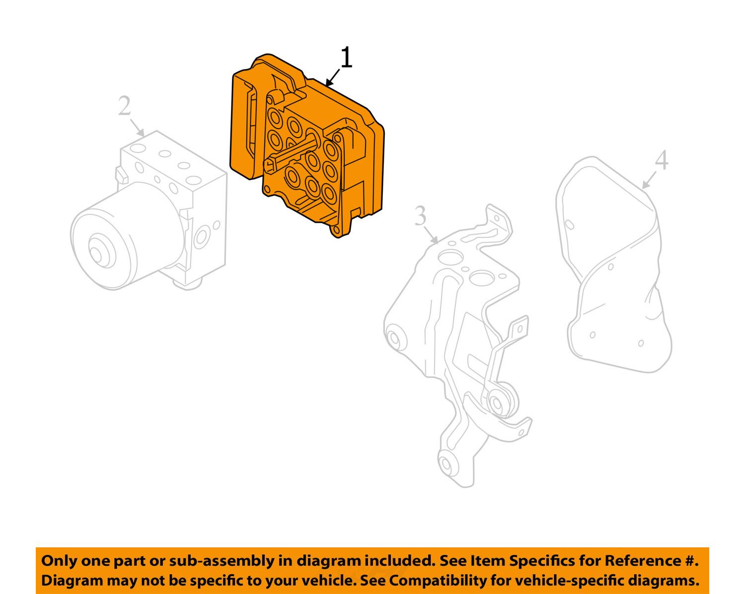NEW OEM ELECTRONIC ABS CONTROL MODULE 2010 FORD ESCAPE MERCURY MARINER