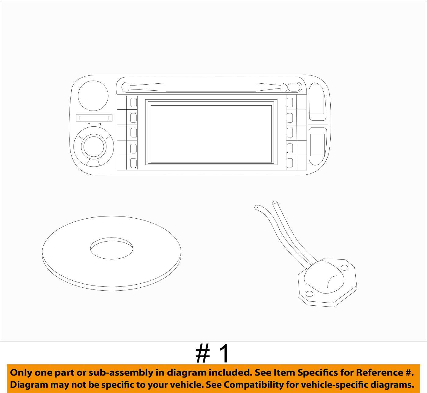 Oem chrysler radio parts