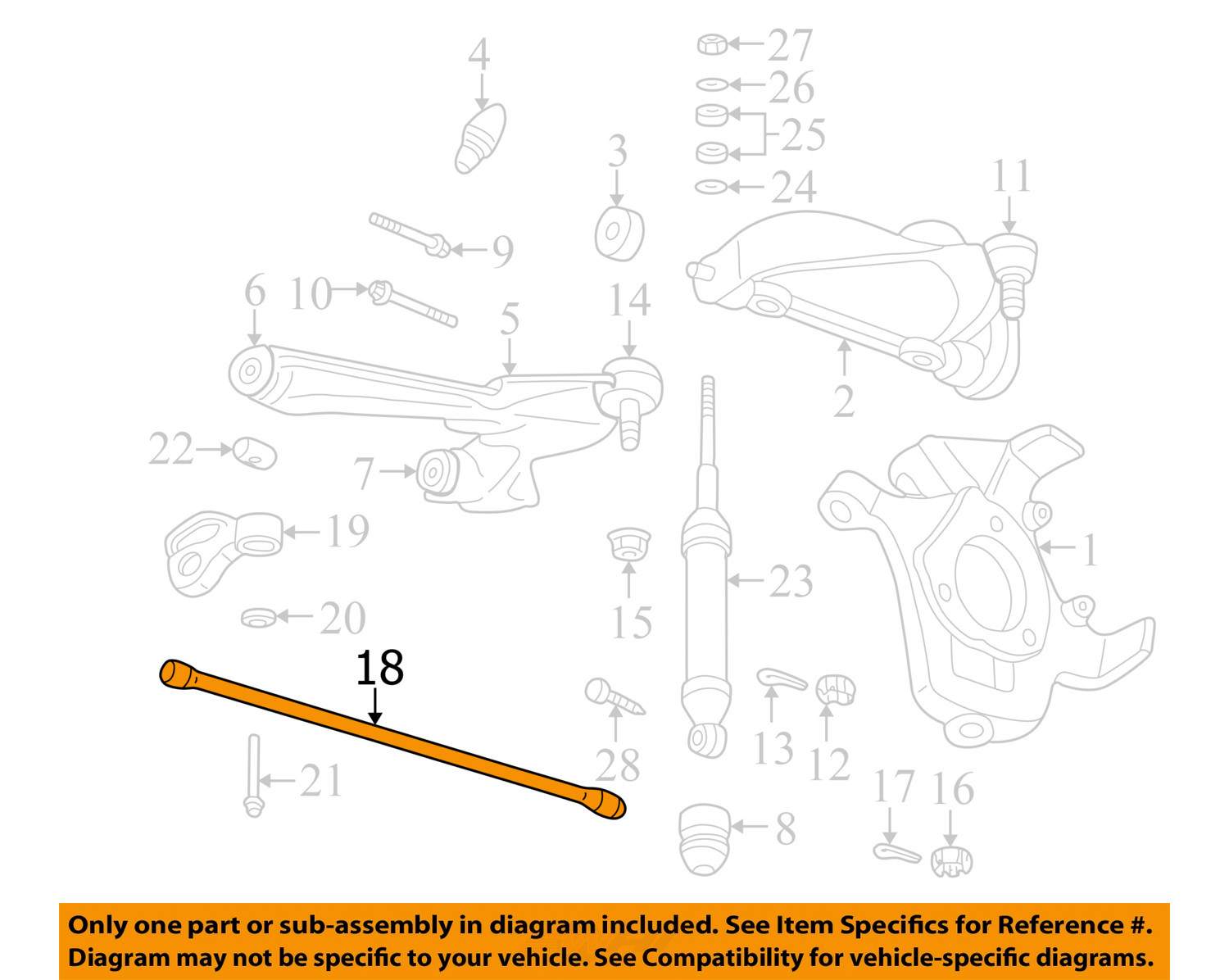 Dodge CHRYSLER OEM 9798 Dakota Front SuspensionTorsion Bar 4322515