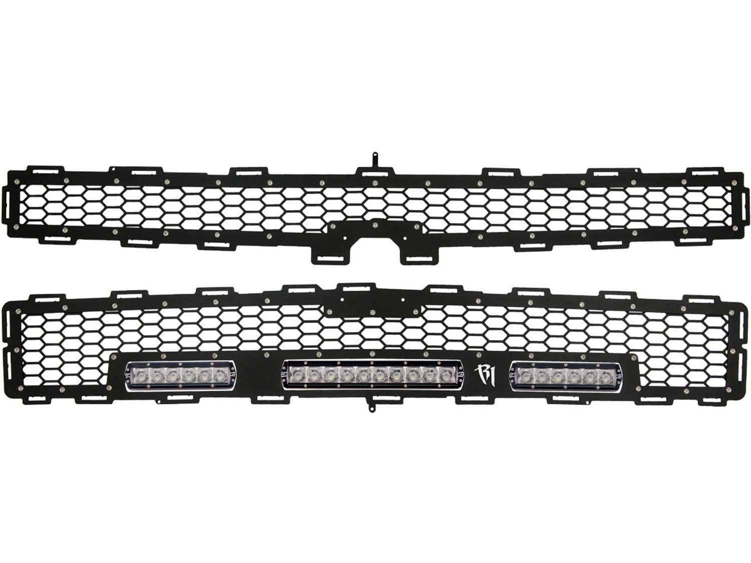 Foto de Rejilla / Parrilla / Mascarilla LED Kit para Chevrolet Silverado 1500 2014 Marca RIGID INDUSTRIES Nmero de Parte 40576