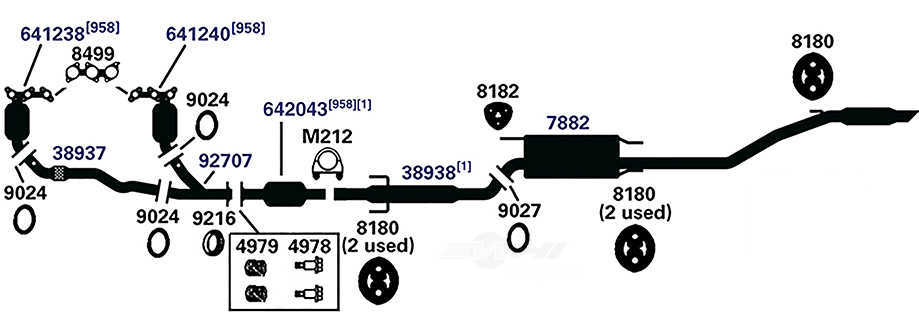 Toyota Sienna Exhaust System Diagram