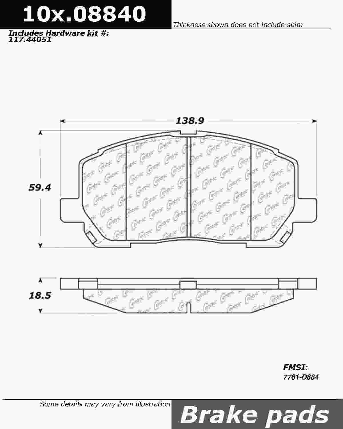 toyota highlander brake pads #4