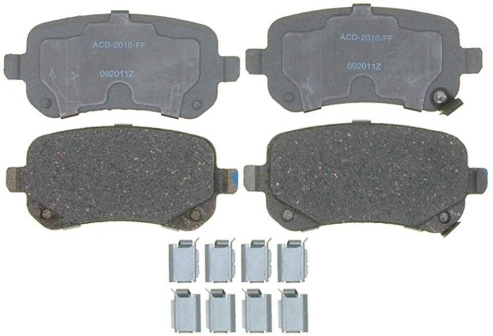 Disc Brake Pad Ceramic Rear ACDelco Advantage 14D1326CH eBay
