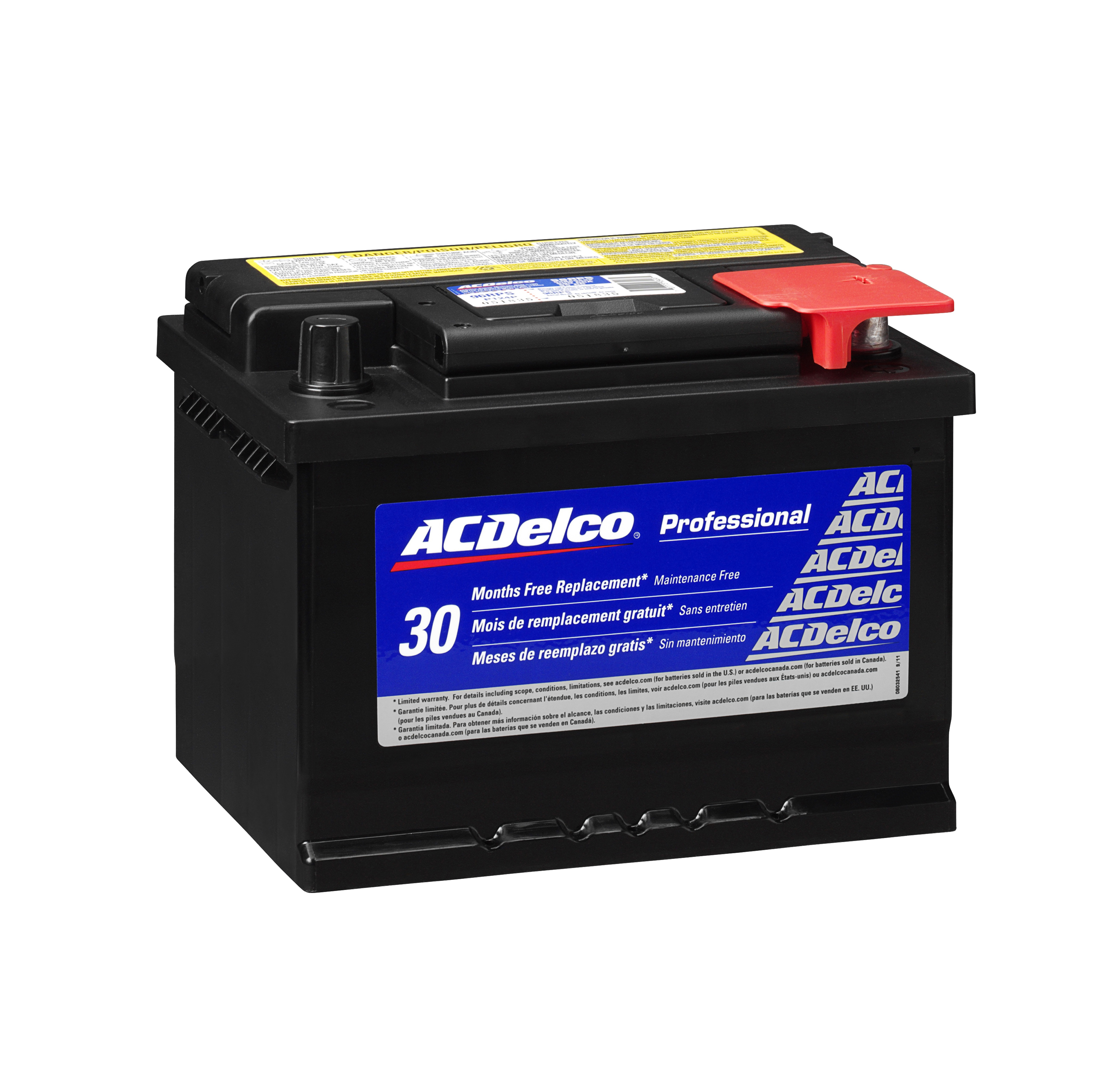 ACDELCO PROFESSIONAL 30 Month Free Replacement Battery Part Number