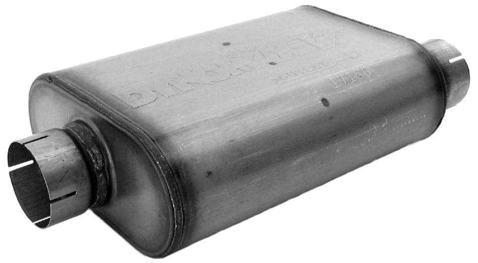 Foto de Silenciador Dynomax VT Universal para Chevrolet Silverado 1500 Chevrolet Colorado GMC Sierra 1500 GMC Canyon Ford F-150 Ford F-250 Super Duty Ford F-350 Super Duty Marca DYNOMAX Parte #17949