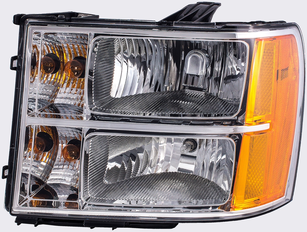 Foto de Conjunto de Faros Delanteros para GMC Sierra 1500 2009 Marca DORMAN Número de Parte 1591897
