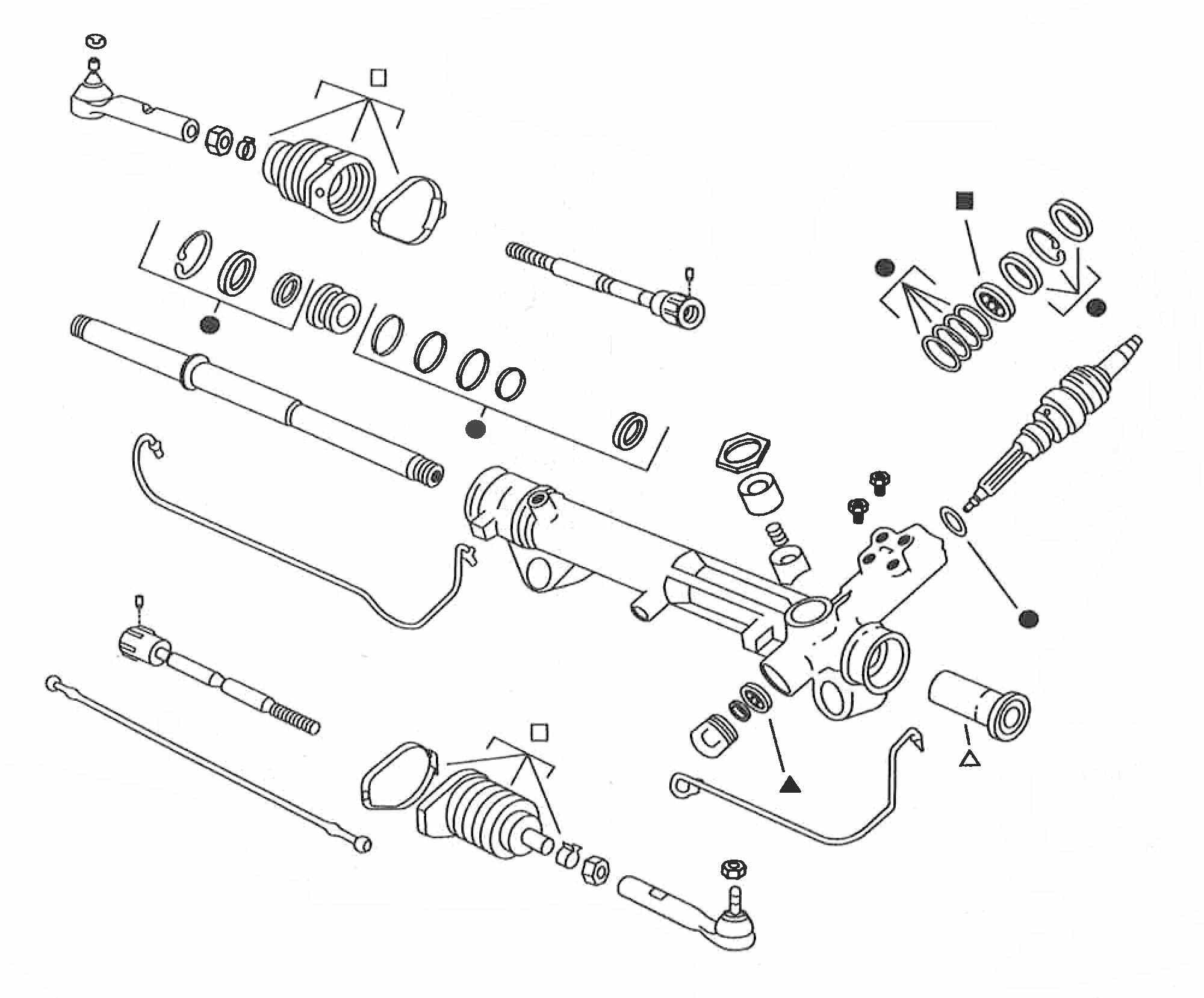 Rack And Pinion Seal Kit Edelmann Fits Honda Accord Ebay