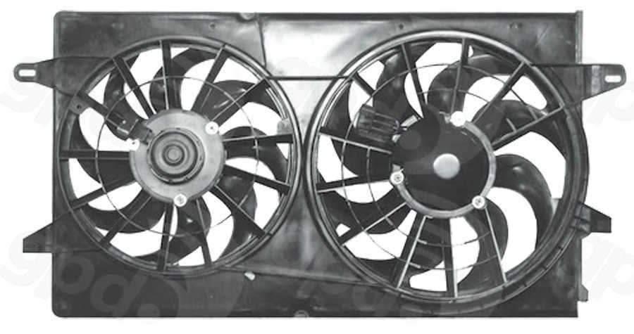 Foto de Montura de ventilador de enfriado de motor para Ford Windstar 1996 Marca GLOBAL PARTS Nmero de Parte 2811485