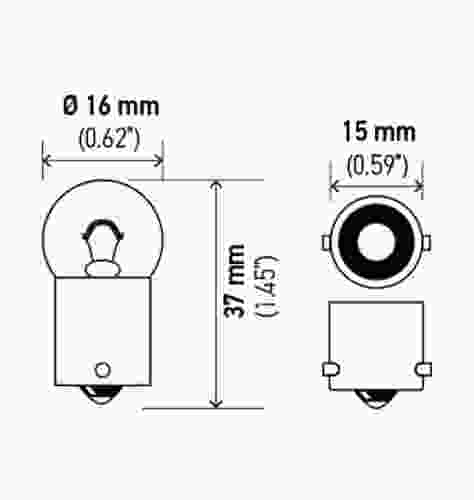 Foto de Bombilla de luz marcador lateral Hella para Chevrolet K10 Suburban 1978 Marca HELLA Nmero de Parte 97