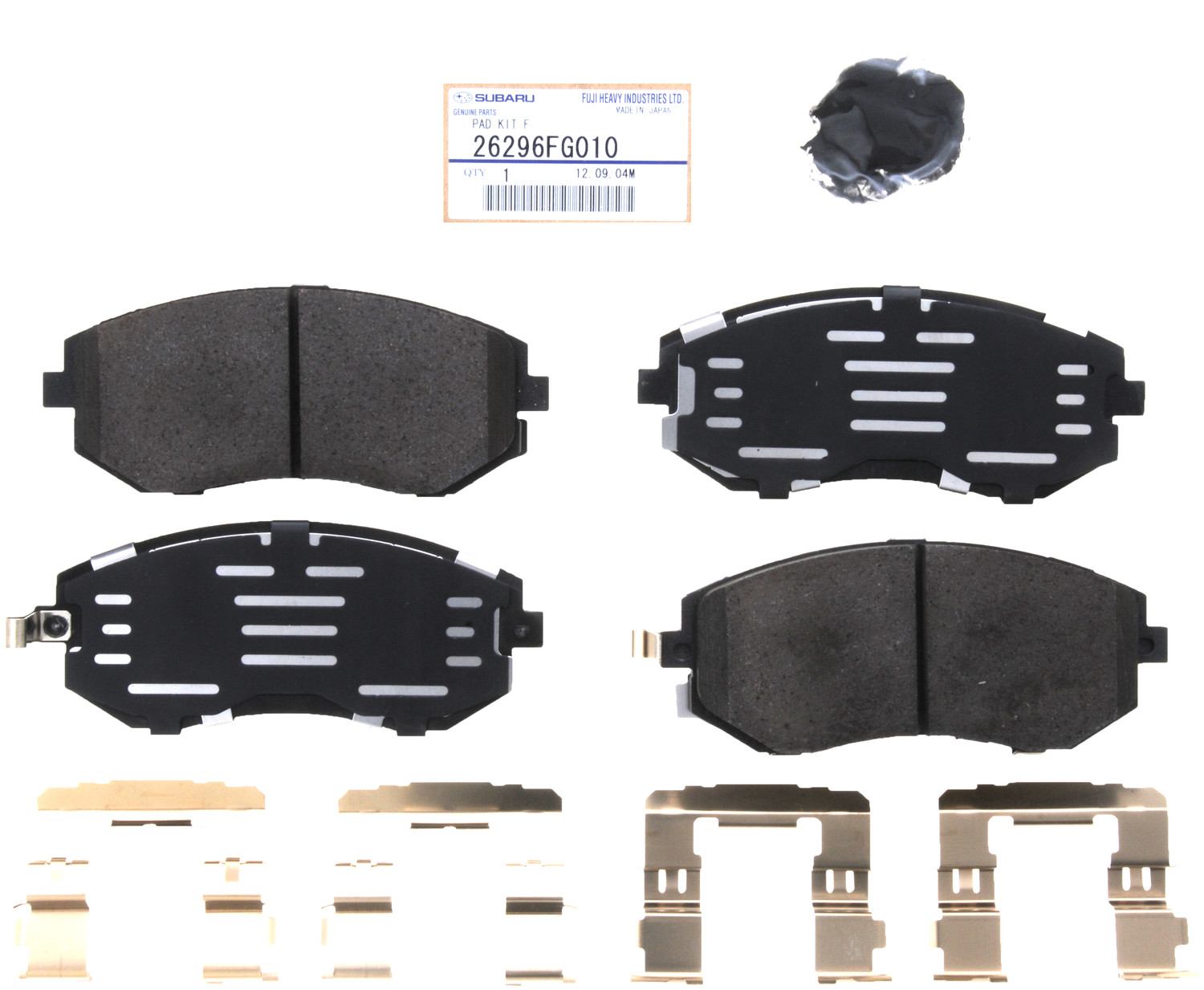 SUBARU OEM 0214 Impreza FrontDisc Brake Pads 26296FG010 eBay