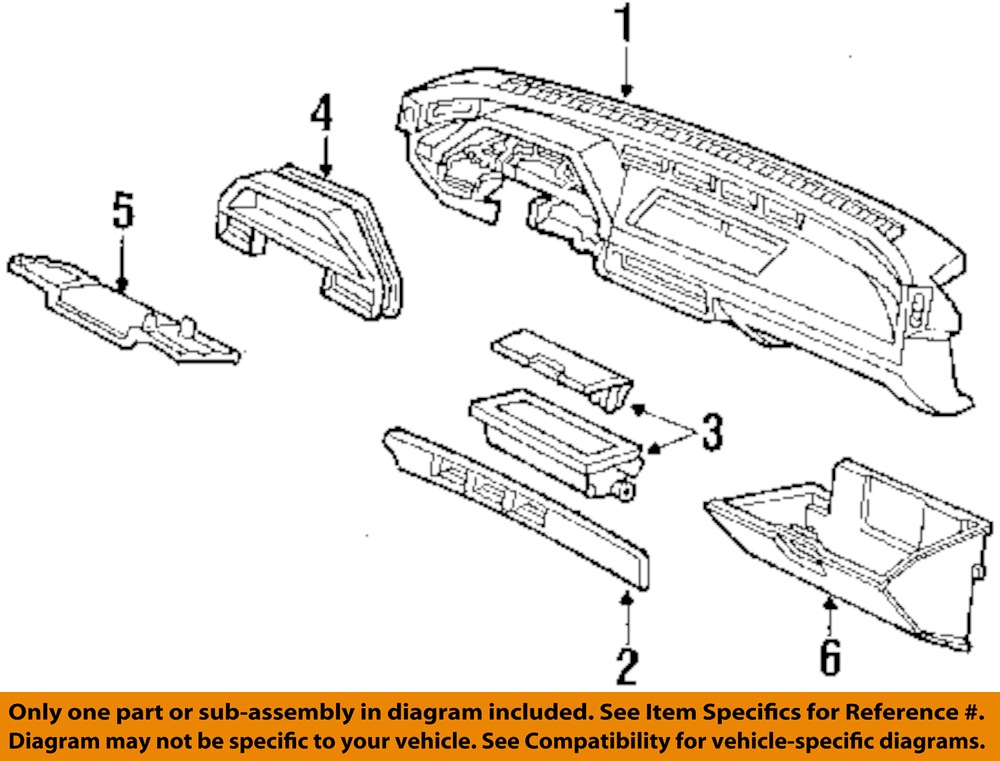 2000 Honda civic center dash panel #3