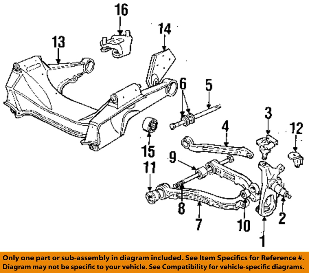 JAGUAR OEM 8897 XJ6 SuspensionFrontLower Control Arm Damper CAC75851