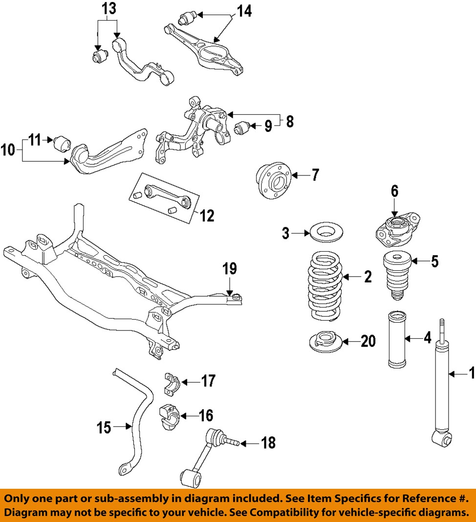VW VOLKSWAGEN OEM 1216 Passat Rear SuspensionCoil Spring 1K0511115BG