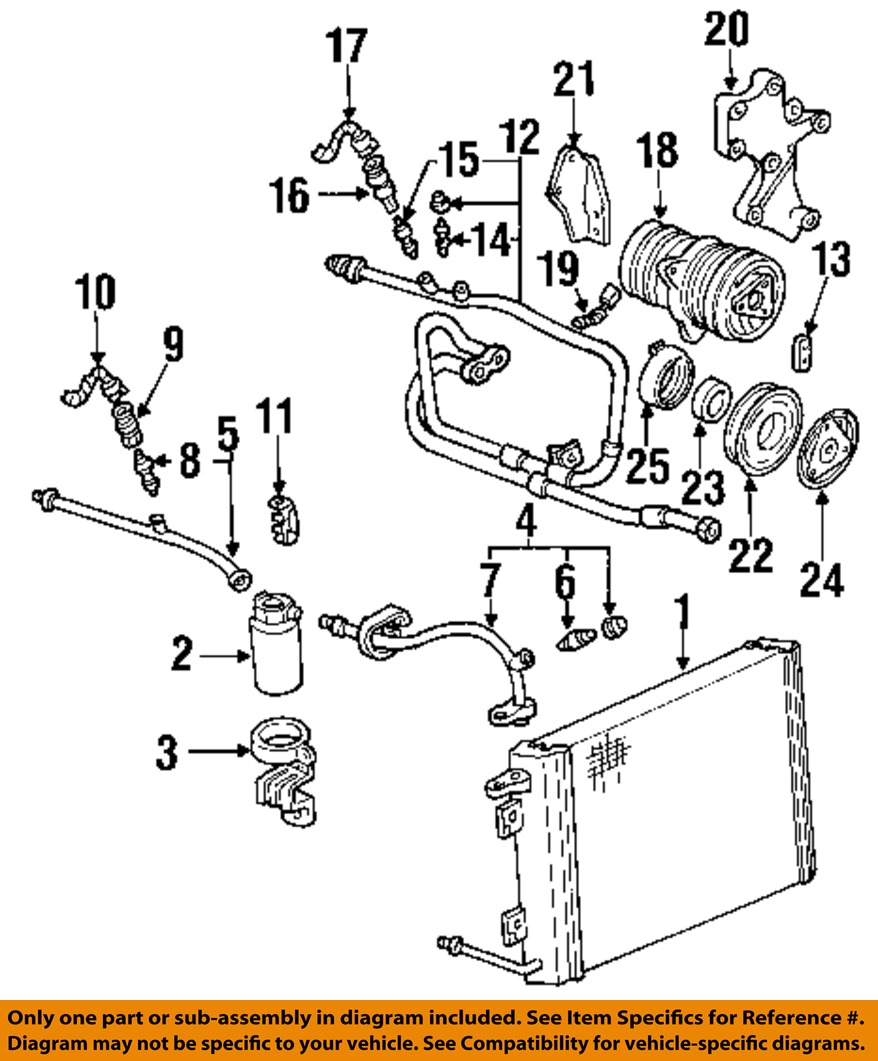 GM OEM Air Conditioner A/CRefrigerant Pressure Sensor 95018104 eBay