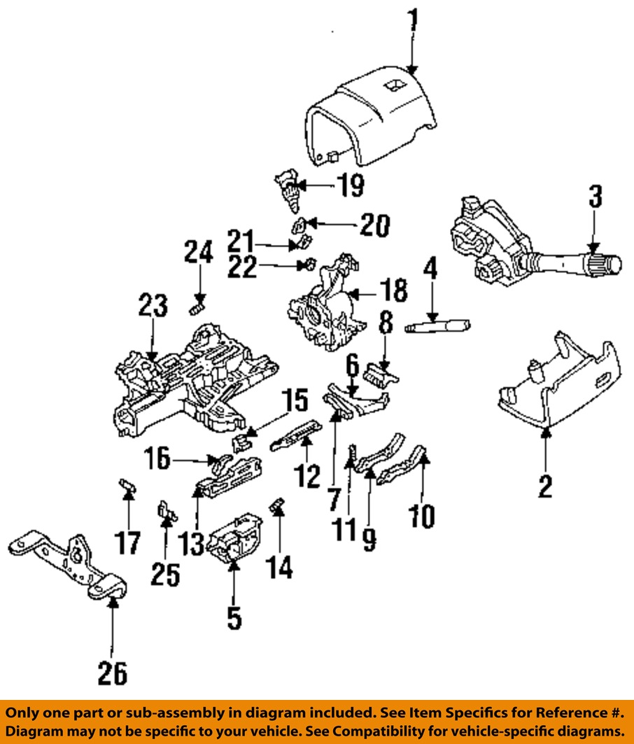 Lincoln FORD OEM 93-95 Town Car-Ignition Lock Cylinder F3LY11582A | eBay