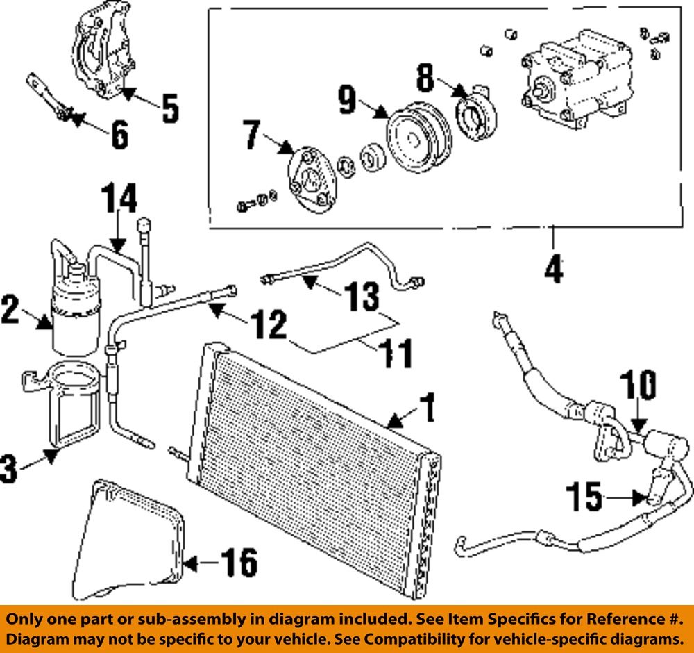 Ford Oem Ac A C Air Conditioner