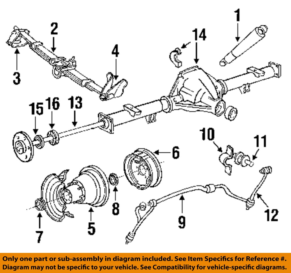 FORD OEM 9298 F250 RearAxle Seals F4TZ1S177C eBay