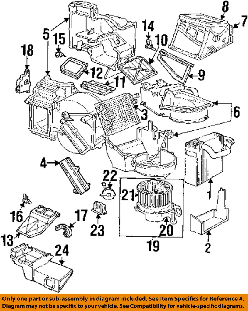 1998 Chrysler cirrus blower motor resistor #4