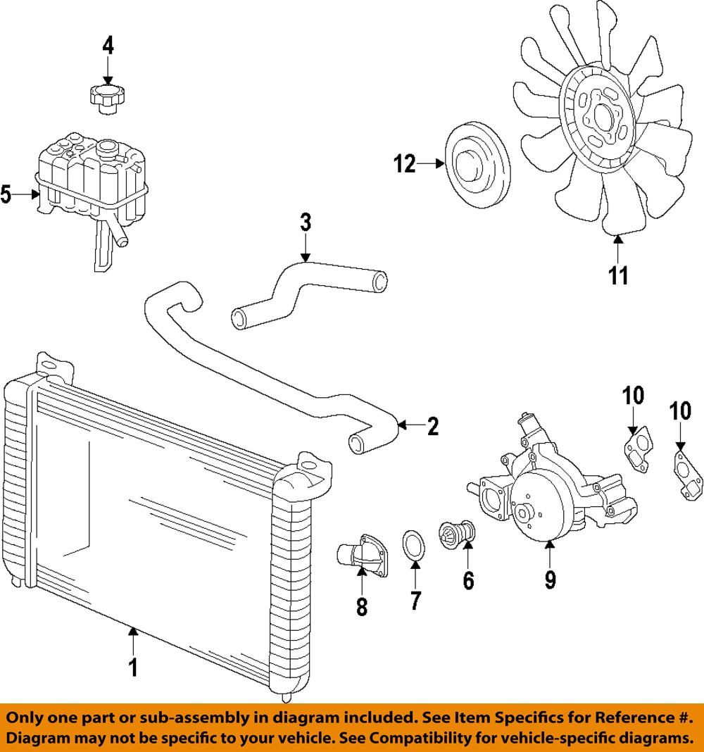 20132016 SILVERADO SIERRA DURAMAX DIESEL COOLANT RESERVOIR TANK NEW GM