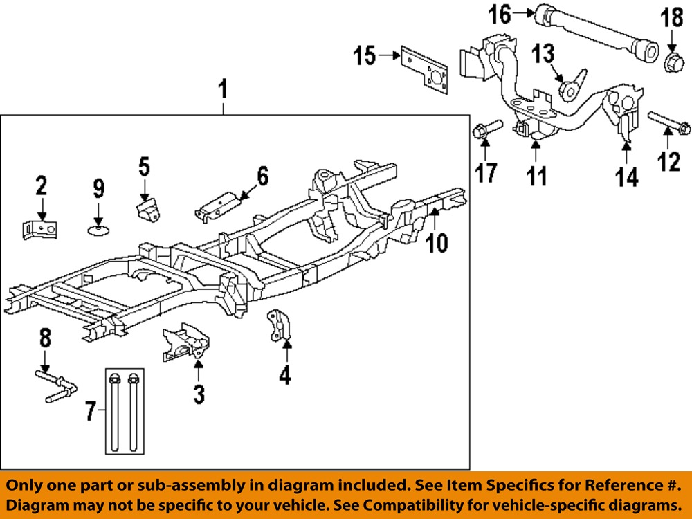 Dodge Ram 1500 Frame Repair Kit
