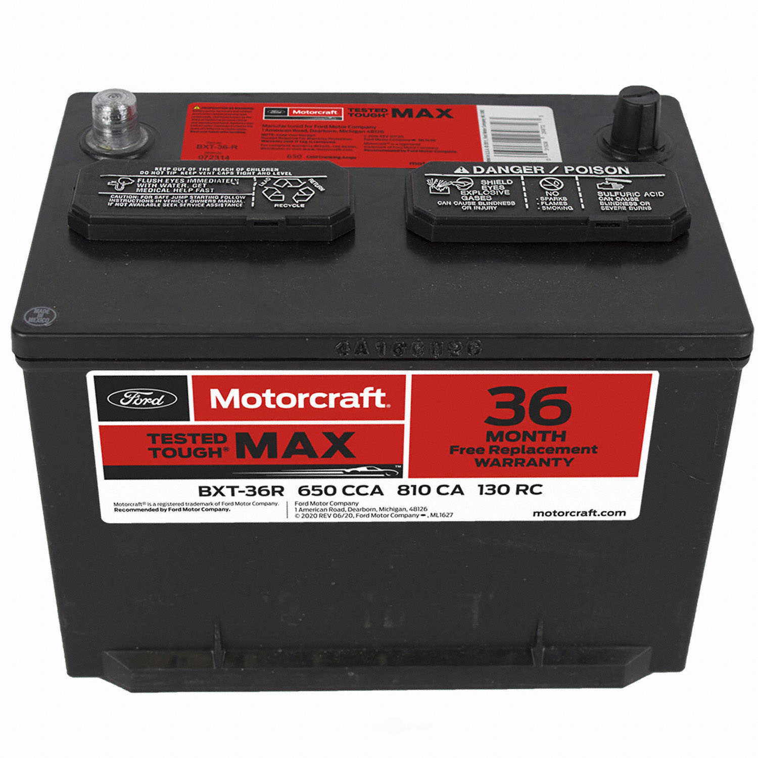 Battery-Tested Tough Max MOTORCRAFT BXT-36R | EBay