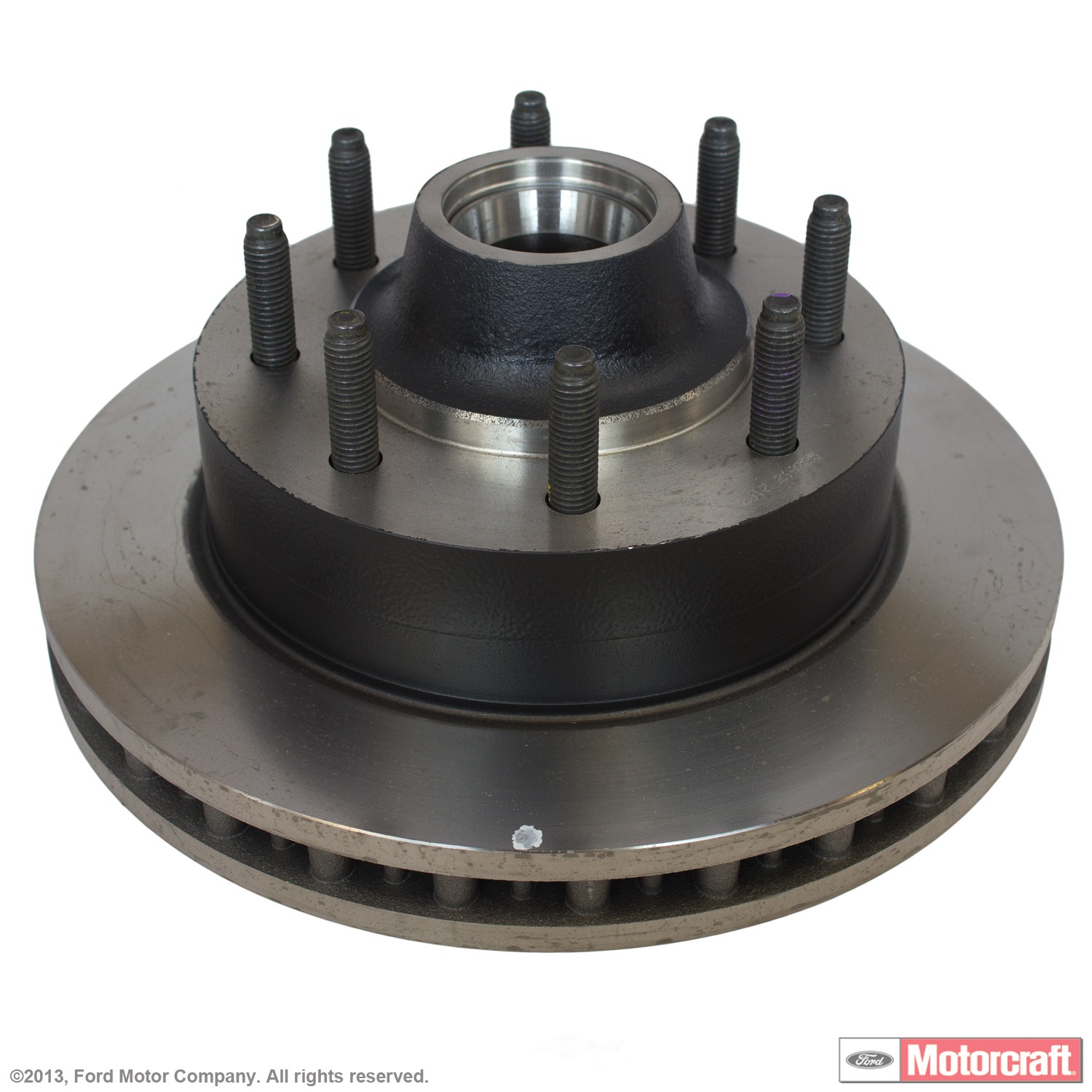 Disc Brake Rotor and Hub Assembly MOTORCRAFT fits 9902 Ford F350