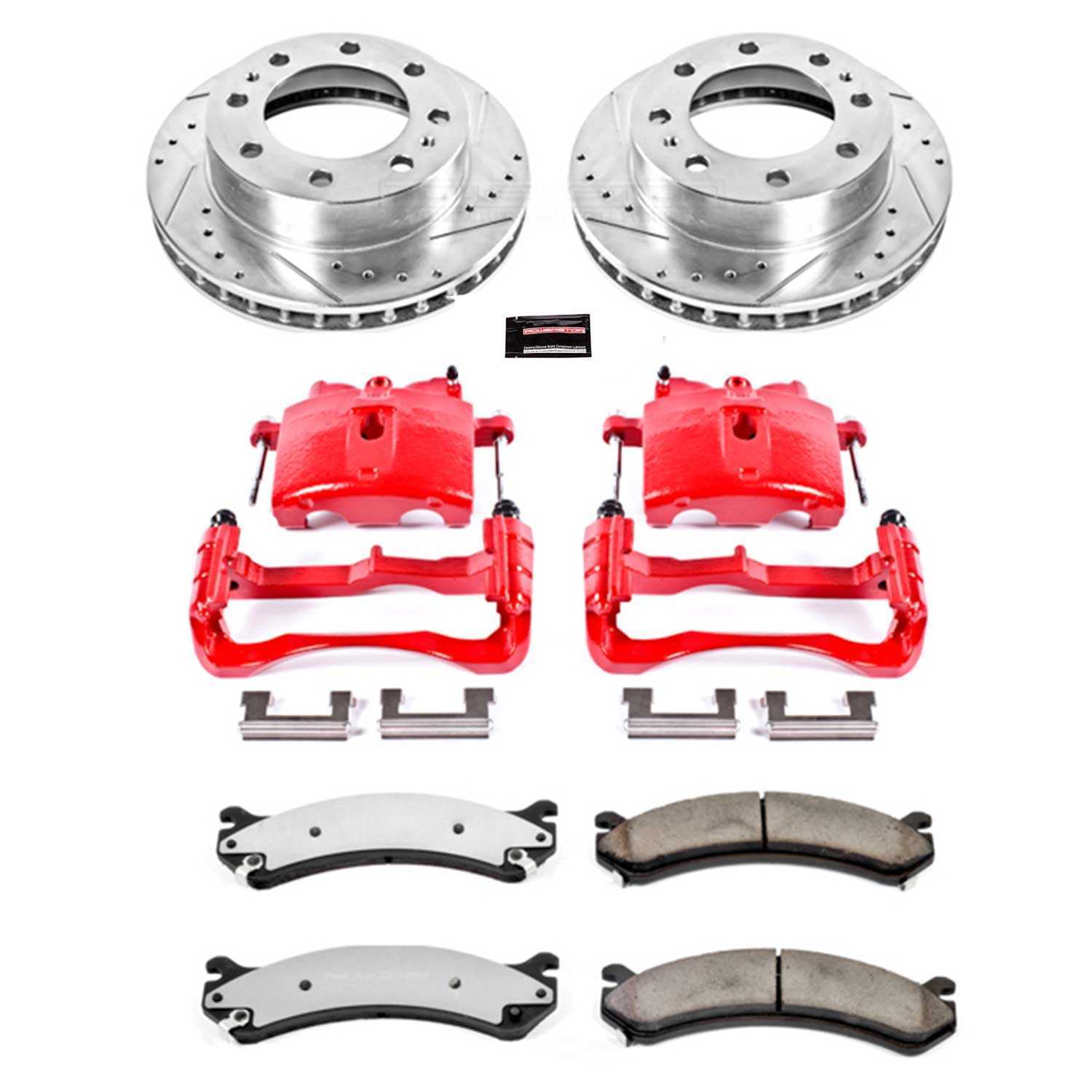 Disc Brake Pad, Caliper and Rotor Kit Front POWER STOP KC202036 eBay