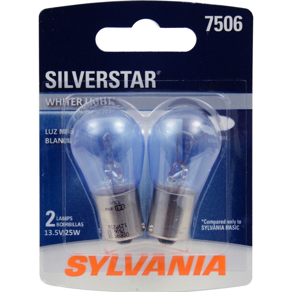 Back Up Light BulbSilverStar Blister Pack Twin Rear/Front SYLVANIA