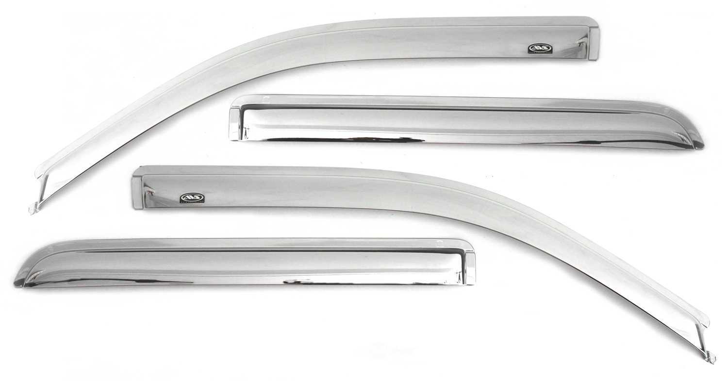 Foto de Cara de la ventanilla de ventilacin Chrome Ventvisor(TM) Deflector 4 pc para Nissan Altima 2013 2014 2015 2016 2017 2018 Marca VENTSHADE Nmero de Parte 684861