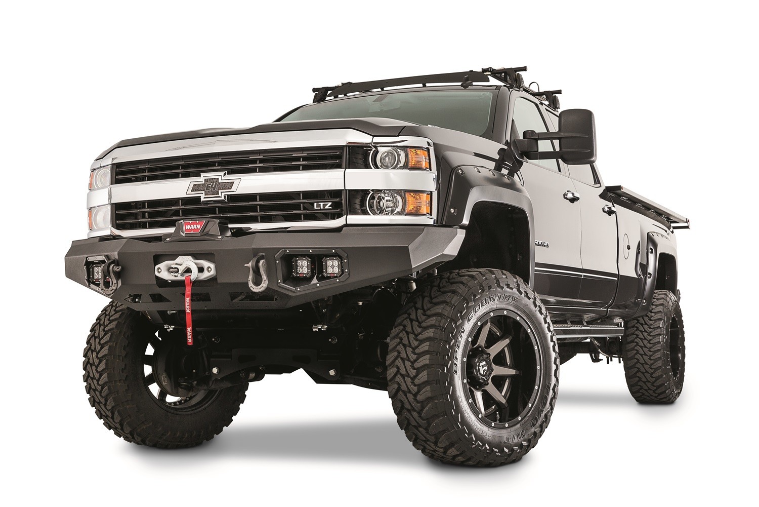 Foto de Parachoque Ascent Front para Chevrolet Silverado 2500 HD 2015 2016 Chevrolet Silverado 3500 HD 2015 2016 Marca WARN WINCH N�mero de Parte 95870