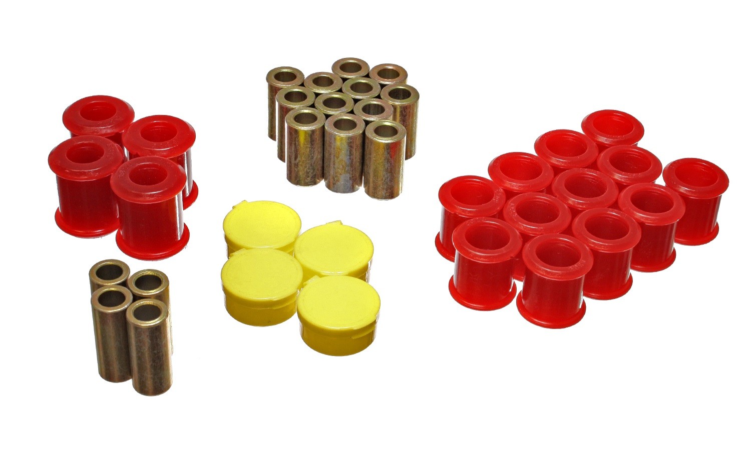 Energy Suspension 7.3115R Energy Suspension 89-94 Nissan 240SX (S13) Red Rear Control Arm Bushing Set
