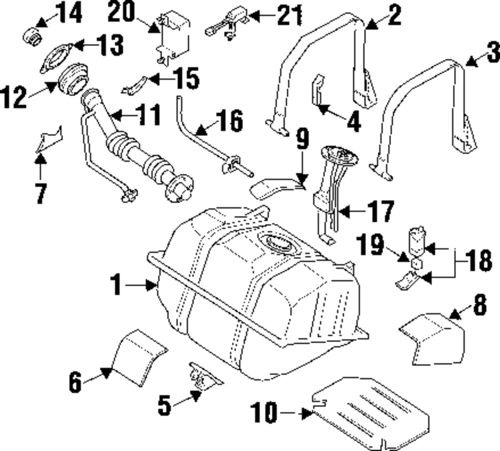 GENUINE INFINITI - FUEL PUMP SUPPORT - INF 1704351E00