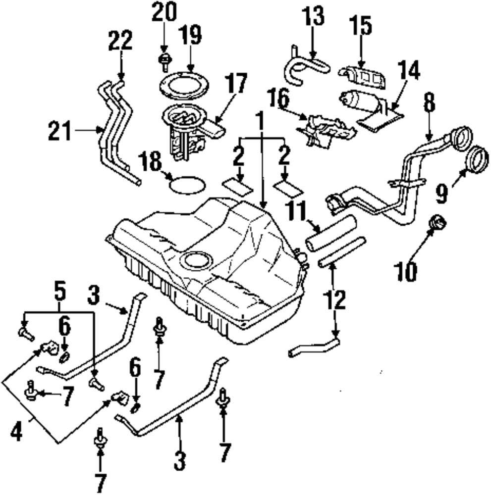 GENUINE INFINITI - MOUNT STRAP COTTER PIN - INF 0153200022