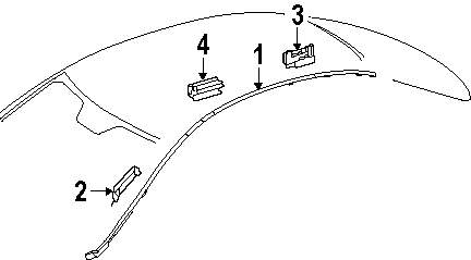 Mercedes body molding clips #2