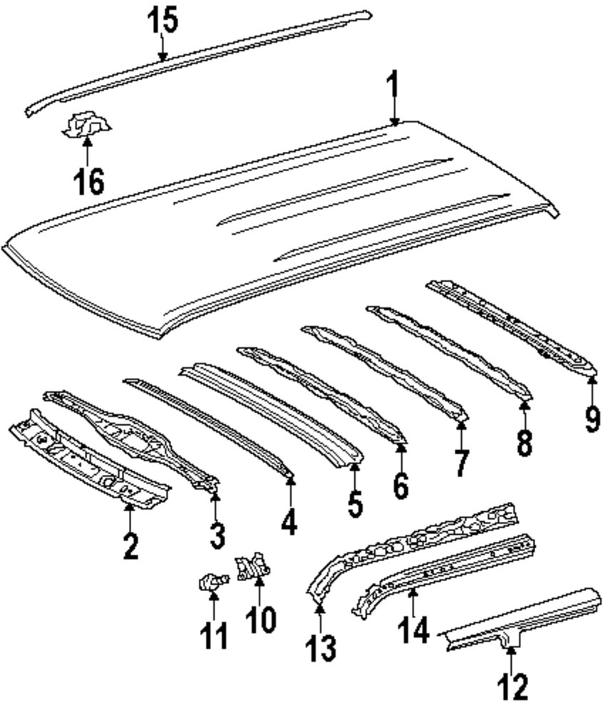 2008 Scion Xb Parts Diagram