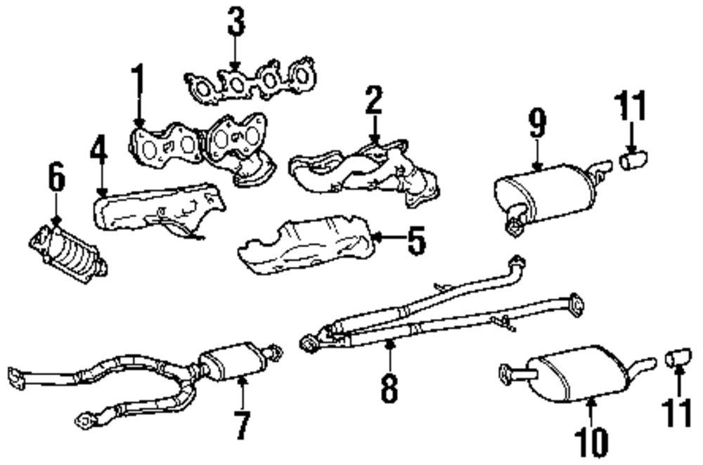 lexus exhaust system diagram manual e books 98 Lexus Exhaust System Diagram lexus exhaust system diagram