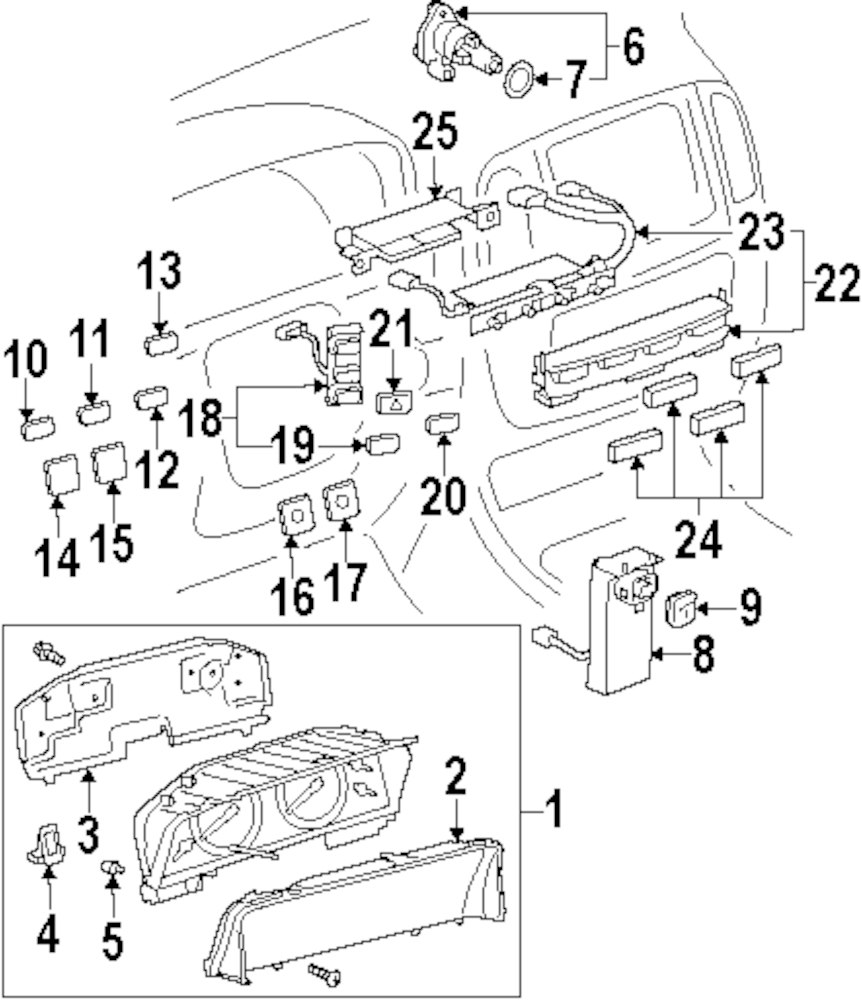 Lexus lx470 fuse box diagram