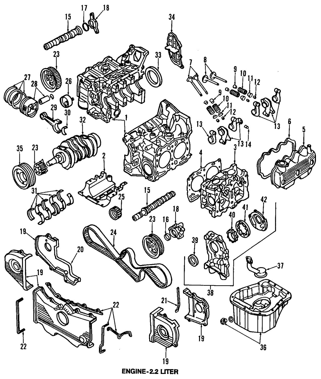 Subaru 2 2 Engine Diagram - Wiring Diagram