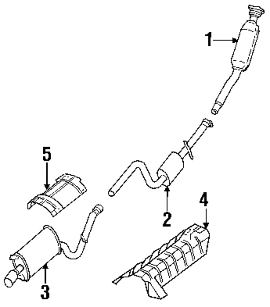 Chrysler sebring exhaust system diagram #3