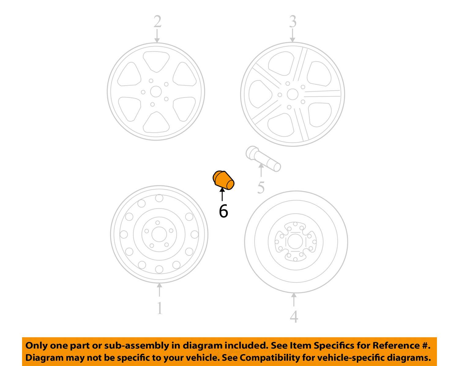 HYUNDAI OEM 9613 Elantra WheelLug Nut