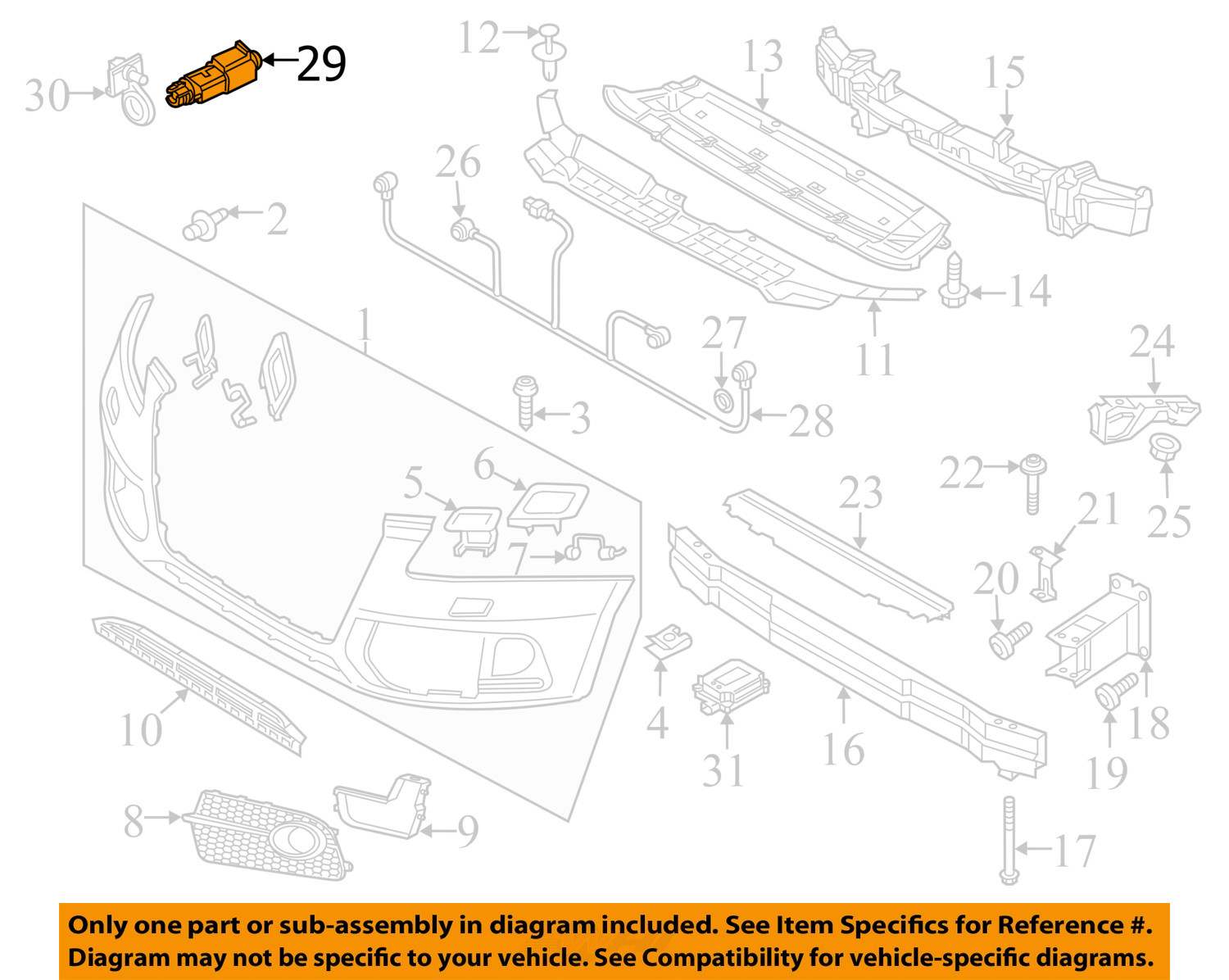 AUDI OEM 1016 Q5Outside Air Ambient Temperature Sensor 8Z0820535A eBay