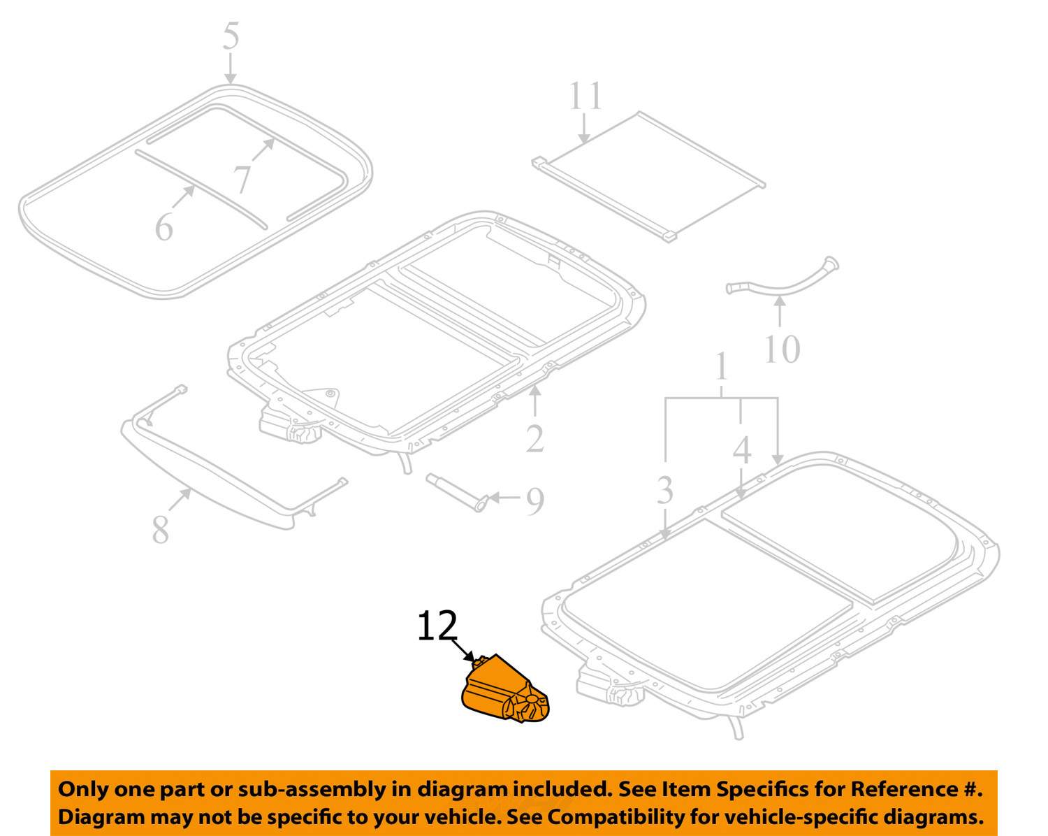 MINI OEM 11-15 Cooper Countryman Sunroof-Motor 54103448675 | eBay